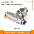 Male Thread Branch Tee Brass Pneumatic Hose Fitting