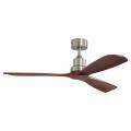 3 wooden blades electric ceiling fan without light