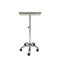 Medical Instrument Stand met mobiele basis, Chrome