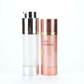 Plastic Acrilic Gold Color 15ml 30 ml 50 ml Vuoto Vuoto Up Bottiglia di pompa per la lozione cosmetica