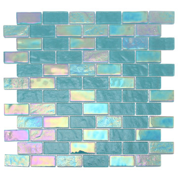 Crystal glass mosaic for aquarium