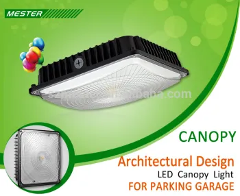 DLC 45W 3800lm led canopy light led motion sensor light