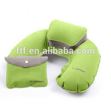 U shape inflatable travel neck pillow,professional supplier for inflatable pillow