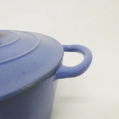 Enamel Cast Iron Covered Casserole