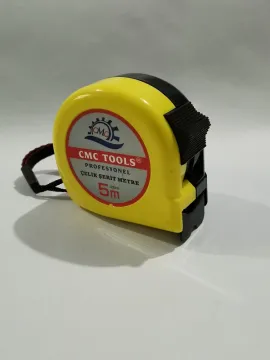 Stainless One Lock Rubber Case Measuring Tape