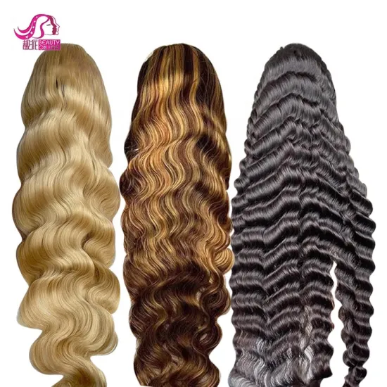 Best Price 613 Highlight HD Full Lace Frontal Wigs Full Virgin Brazilian Cuticle Aligned Lace Closure Human Hair Wigs vendor