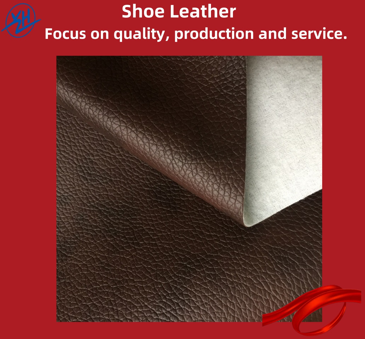 Cuero de zapato PVC de 1.0 mm para calzado