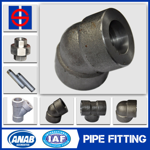 Factory high quality threaded forged malleable iron pipe fittings