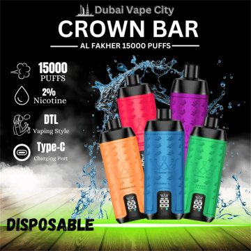 Original AlFakher 15K Puffs Crown Bar EU Warehouse
