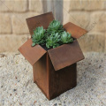 Planteur en acier Corten Design Square