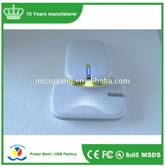 Shenzhen factory Fashion Grid gift Power Bank 6000mah