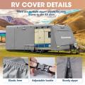 ฝาครอบรถเทรลเลอร์การเดินทางที่อัพเกรดปก RV Camper 4 ชั้น