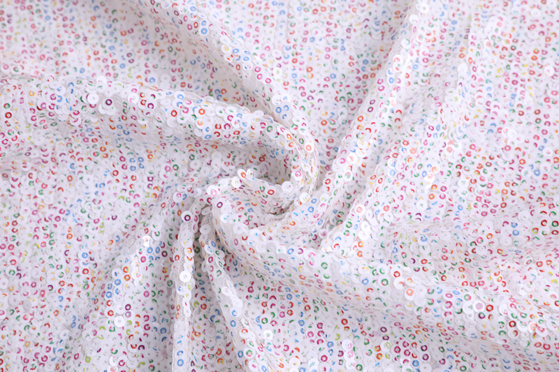 Multicolor Sequin Embroidery For Dress