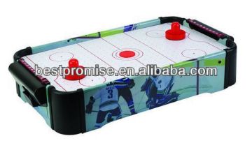 Table top Air Hockey with design on board