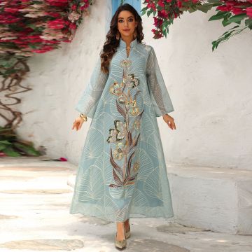 لباس ابیا گلدوزی شده لوکس