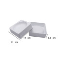 White vacuum forming inner plastic tray