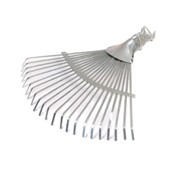 Heavy Duty Metal Leaf Rake for Agricultural Farming and Garden Cleaning