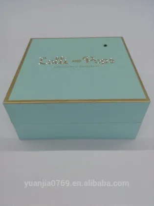 Custom logo print light jewelry packaging box for jewelri box