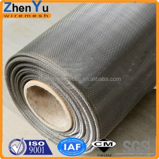 Stainless Steel AISI 316/304 500 Micron Wire Mesh for Screening and Filtering