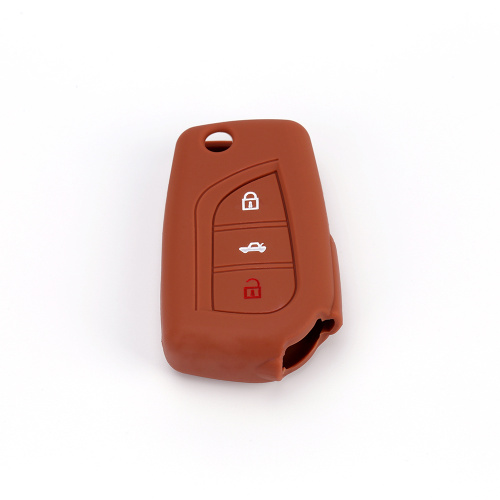Toyota fortuner silicone key cover remote fob shell