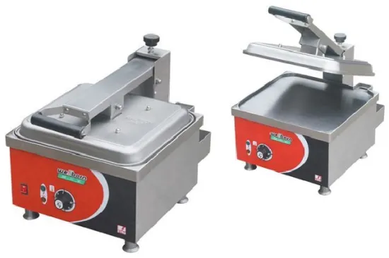 Electric flat sandwich machine, Heavy-duty