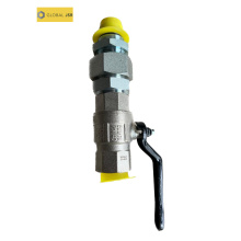 Mechanical parts drain ball valve