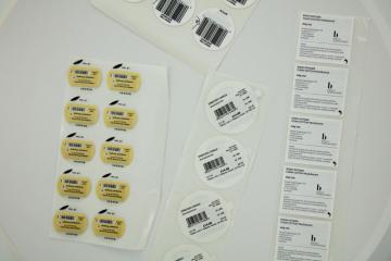 Custom Multi Layer Self Adhesive Barcode Label Sticker