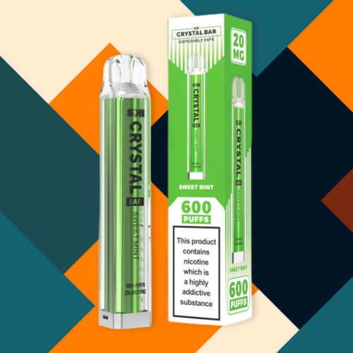 Vente chaude électronique Crystal 600 Puffs UK