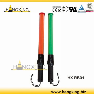 HX-RB01 LED Red Flashing Baton Green Reflective Baton