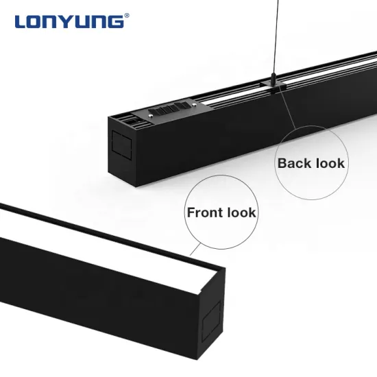 Dimmable LED Pendant Lighting for Supermarket and Office - 4ft to 8ft, 60w to 120w, 5000K, Linkable Aluminum Linear Lights