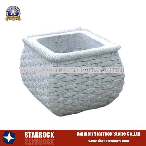 Garden Stone Flower Pot (SRS-FP-007)