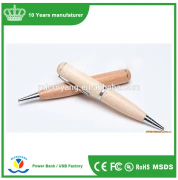 Wooden Stick Pen USB Flash Drive 4gb with Custom Logo and Package