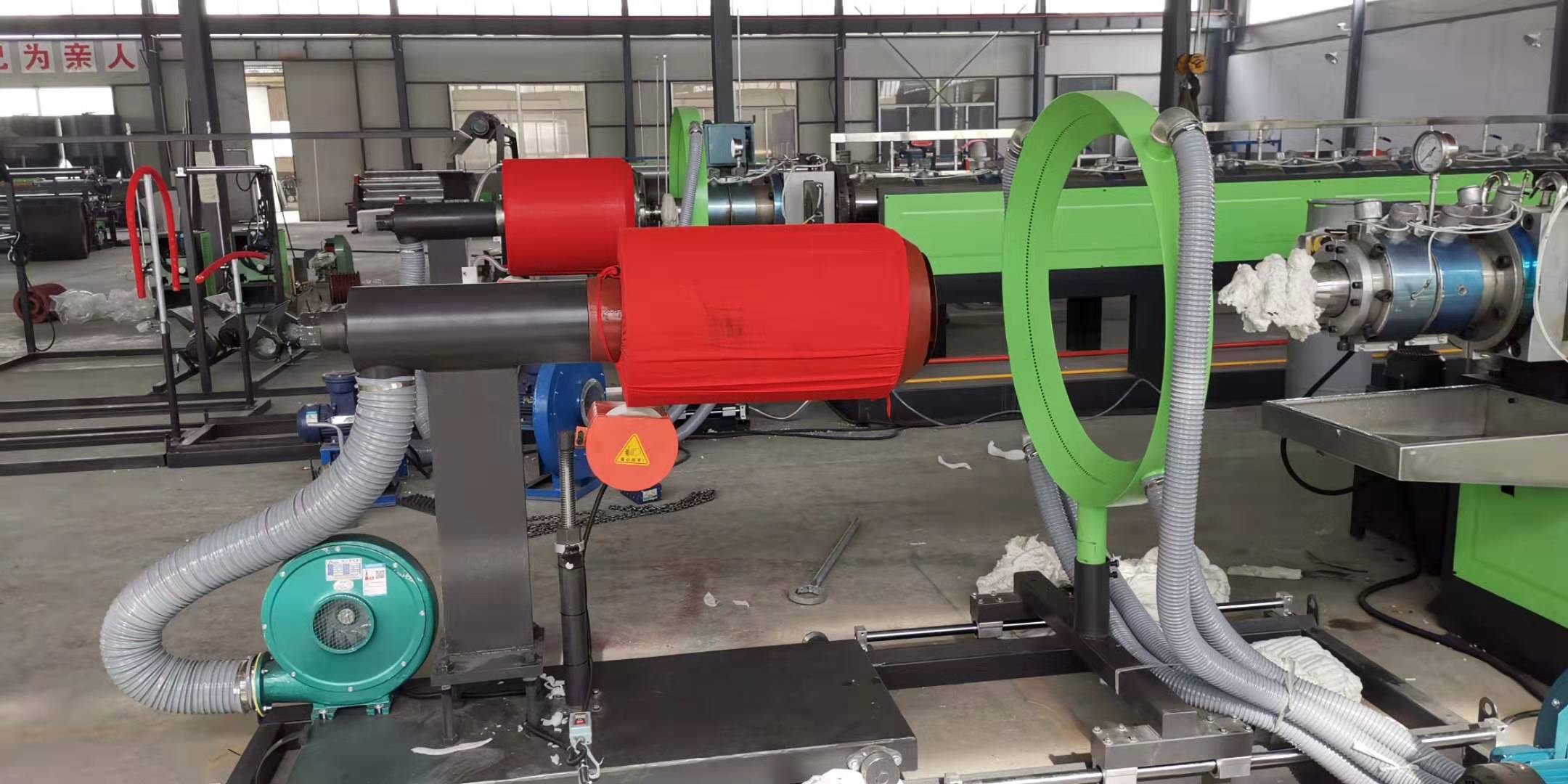 Expanded EPE sheet extruder