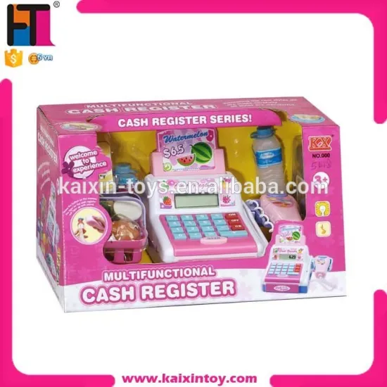 10128831 battery operated educational cash register toys for kids