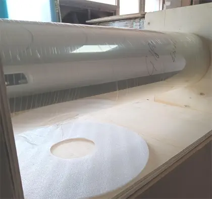 Anti Scratch PET Film Textured Surface Autex Replacement Polyester Film V200