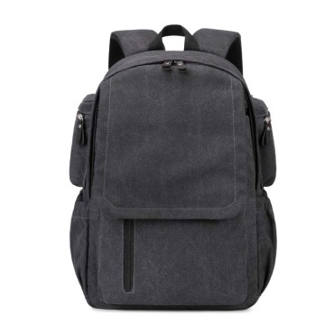 Large Anti-Theft Canvas Backpack for Teens and College Students