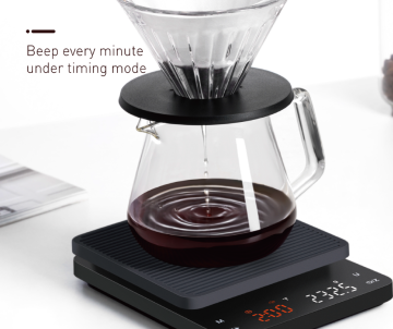 Alimenti elettronici all'ingrosso 0,1 g Pesa della scala espresso con timer