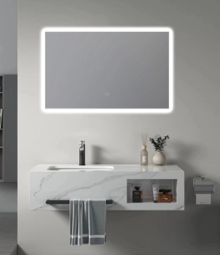 Best New Rock Slab Bathroom Cabinet with Sink for Hotels and Homes