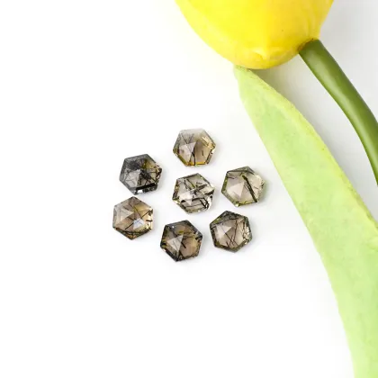 Black Tourmaline Quartz Black Hair Quartz Tea Crystal