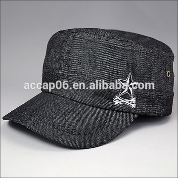 fashon military cap/flat top military cap/stylish military cap