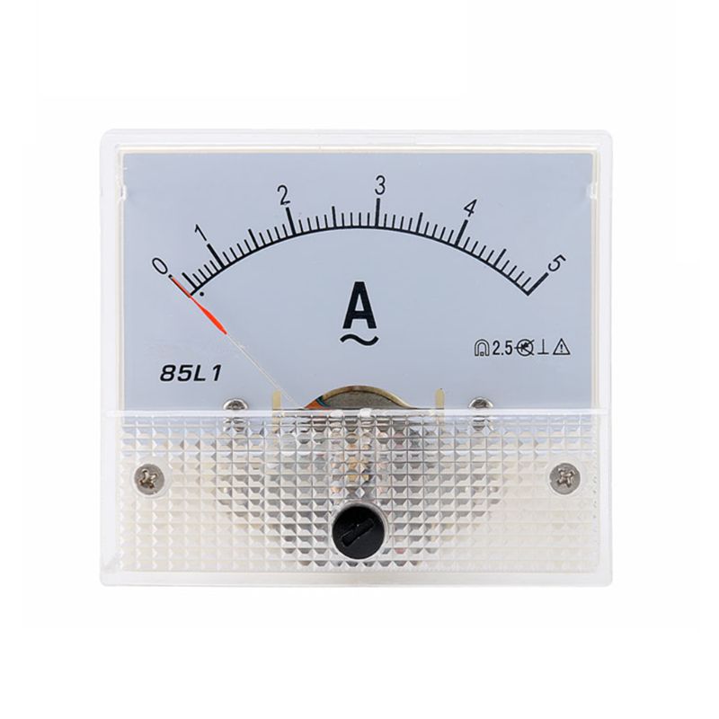 2021 New 85L1 AC Panel Meter Analog Panel Ammeter Dial Current Gauge Pointer Ammeter