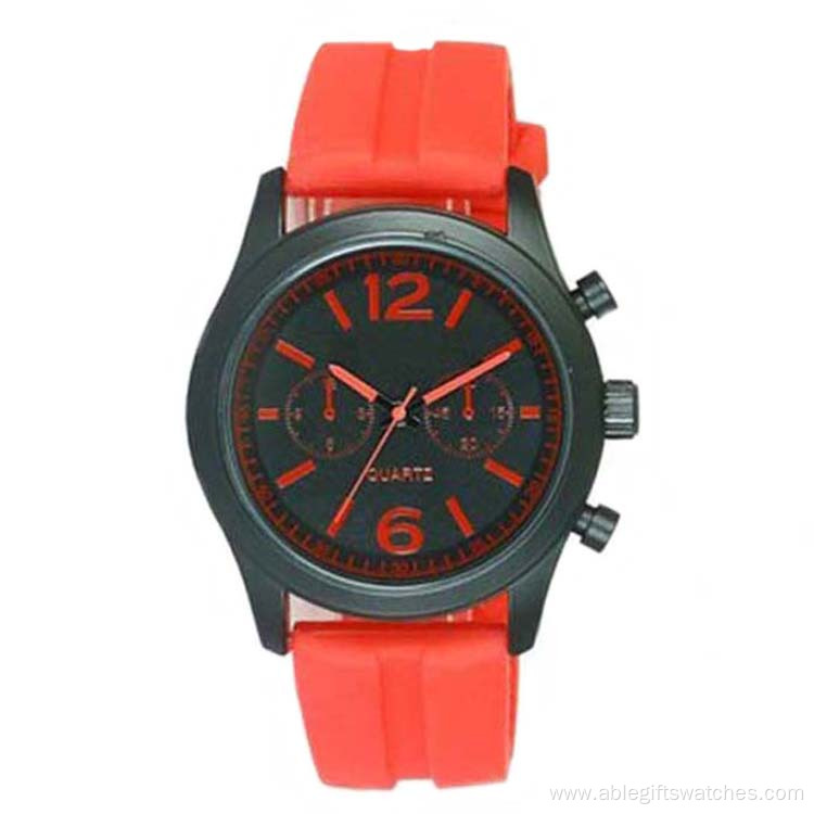 New Design Colorful Students Silicone Strap Watch