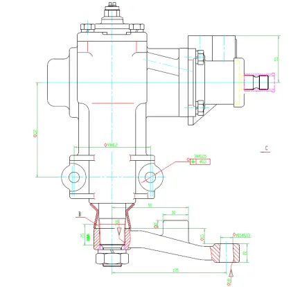 Hydraulic Steering Gearbox for Foton Pickup