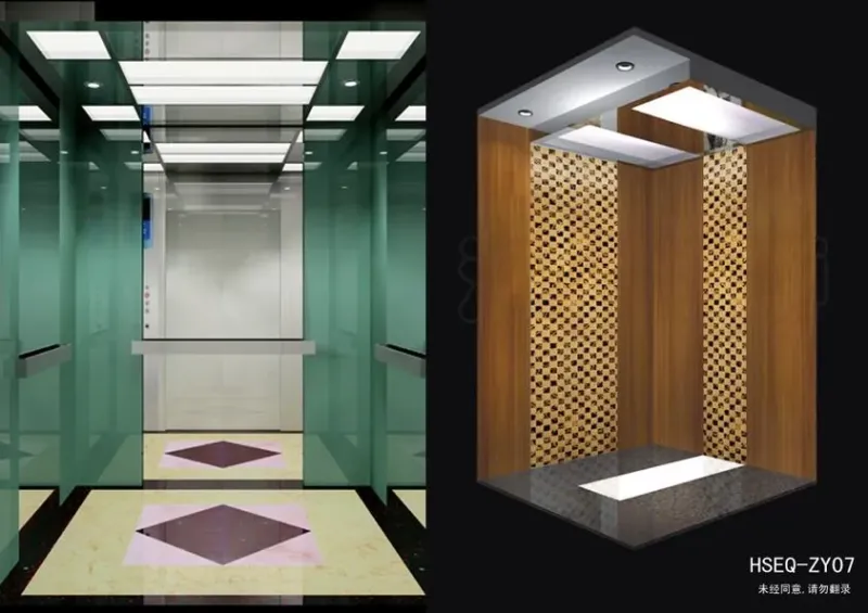 2020 Hot Sale Stainless Steel Gearless Home Lift Passenger Elevator Without Machine Room