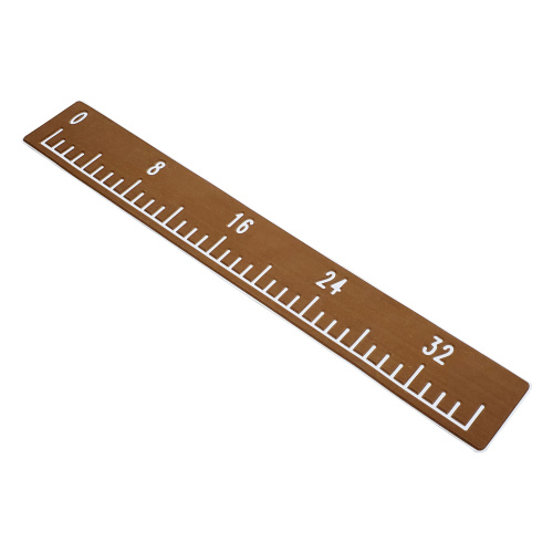 Light Brown over White Boat EVA Fish Ruler