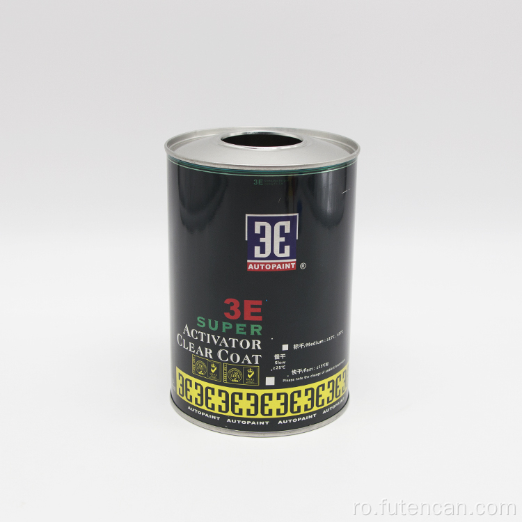 Cutie de ulei de motor goală, rotundă, personalizată, 1L