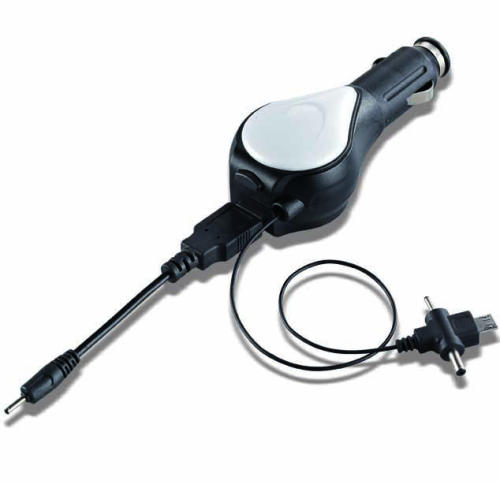Retractable in-car Charger formobile phone