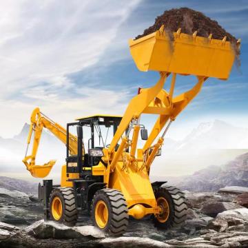 Tractor With Backhoe And Front Loader