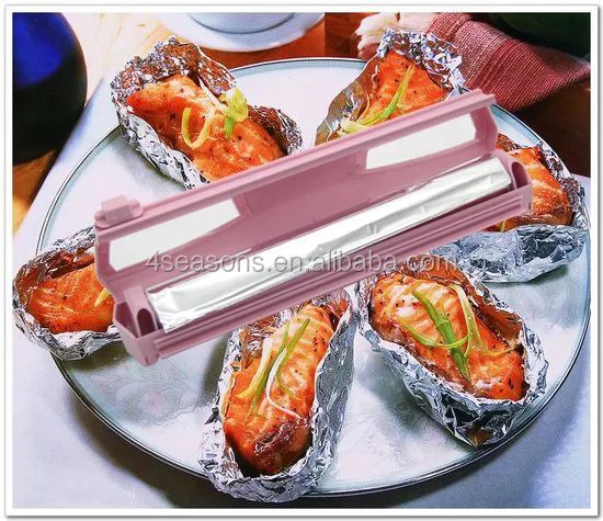 New Safety Plastic Wrap & Aluminum Foil Paper Cutter Dispenser: The Ultimate Tool for Efficient Packaging