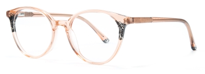 C2 Acetate Spectacle Frame Transparent Brown